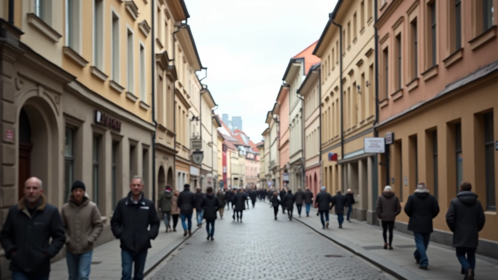 Archivní fotografie českého města v počátku tisíciletí, historické pozadí, detailní snímek